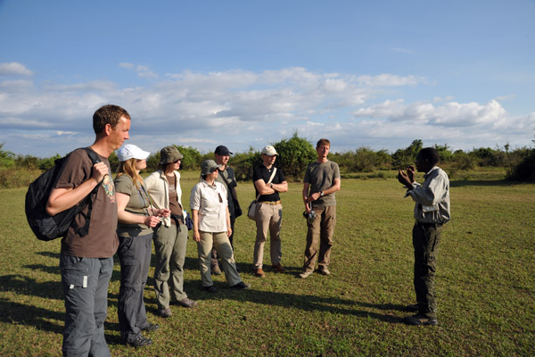 Walking safari from Wildlife Camp to the Bush Camp