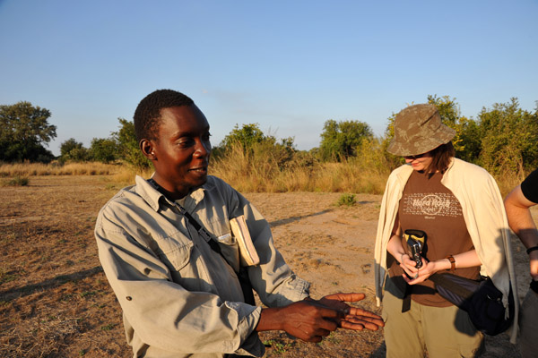 African field guides are specialists in identifying the various piles of sh** we find