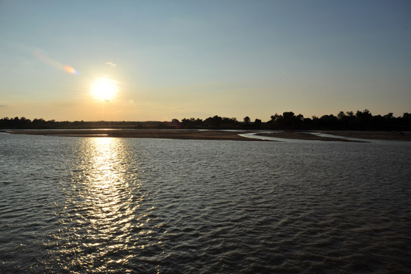 Nearing sunset, Luangwa River