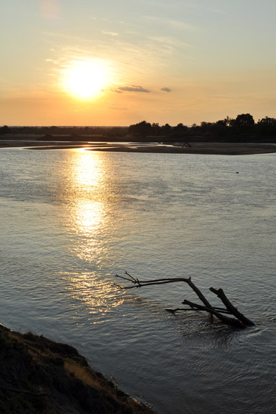 Luangwa River from the Bush Camp