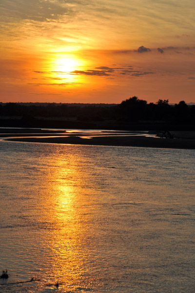 Sunset at the Bush Camp, Luangwa River