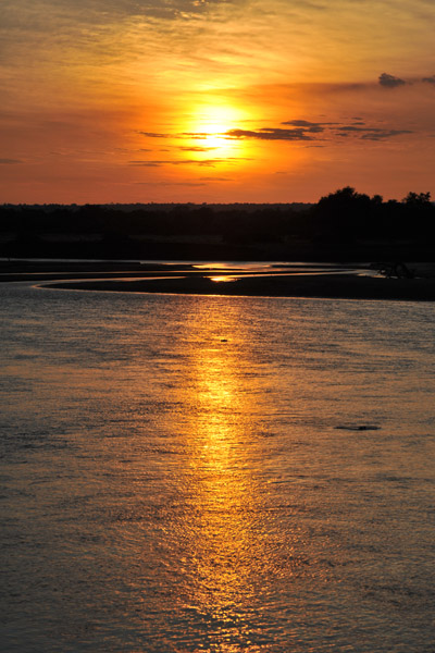Sunset at the Bush Camp, Luangwa River