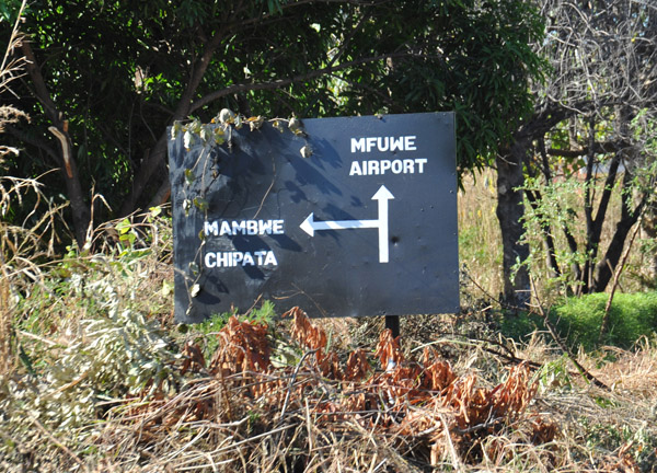 Junction of Mfuwe Airport Road and the Road to Mambwe & Chipata, Zambia