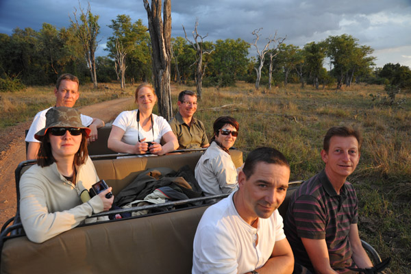 The evening game drive departs Wildlife Camp at 4 pm and leaves the park at 8 pm