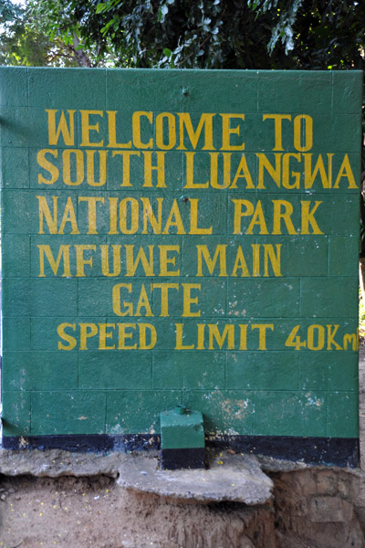 Mfuwe Main Gate, South Luangwa