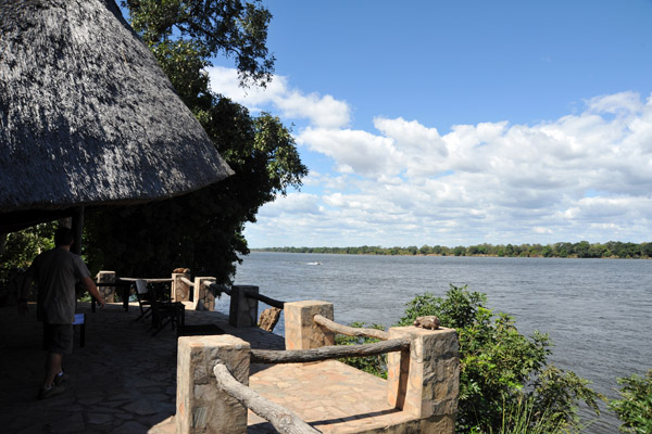 Mvuu Lodge on the Lower Zambezi River opposite Mana Pools National Park, Zimbabwe