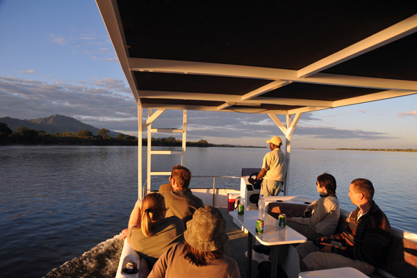 Nearing the turnaround point at the Chongwe River