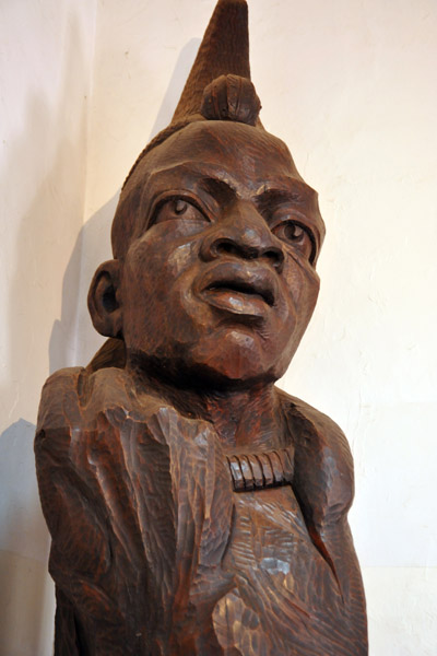 Large woodcarving, The Livingstone Museum
