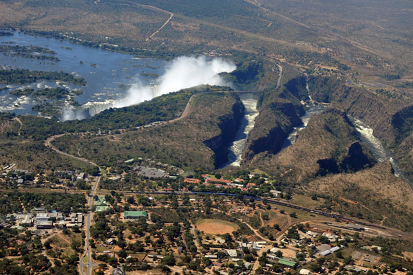 Victoria Falls from the Zimbabwe side
