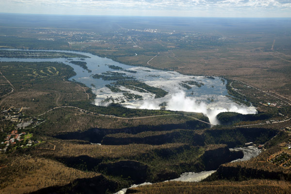 Victoria Falls and the canyons of the Zambezi River