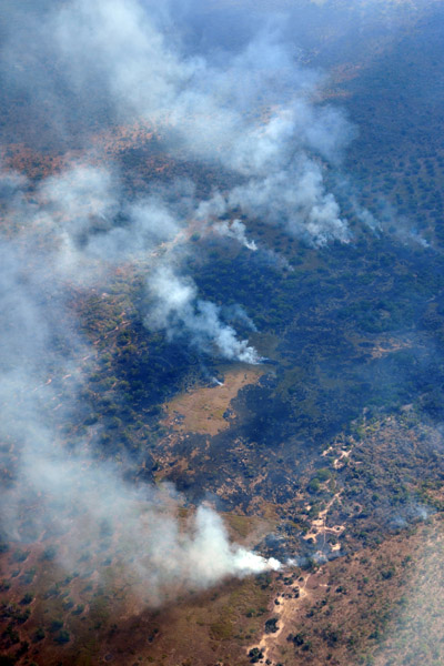 Bushfires, southwest Zambia