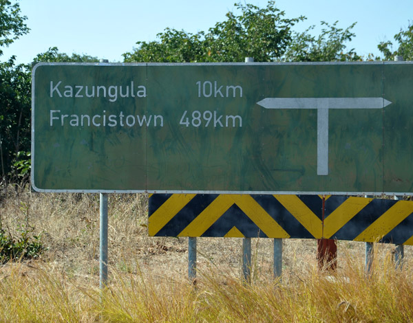 Kasane to Francistown - 489 km