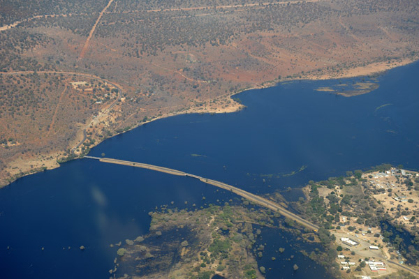Ngoma Bridge linking Namibia and Botswana across the Chobe River