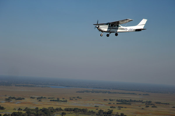 V5-JOG over the Okavango Delta, Botswana