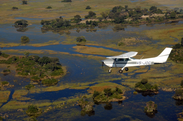 V5-JOG over the Okavango Delta, Botswana