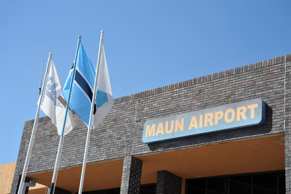 Teminal of Maun International Airport, Botswana