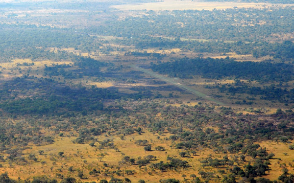 Lunga River Lodge Airstrip, Kafue National Park (looking southeast)