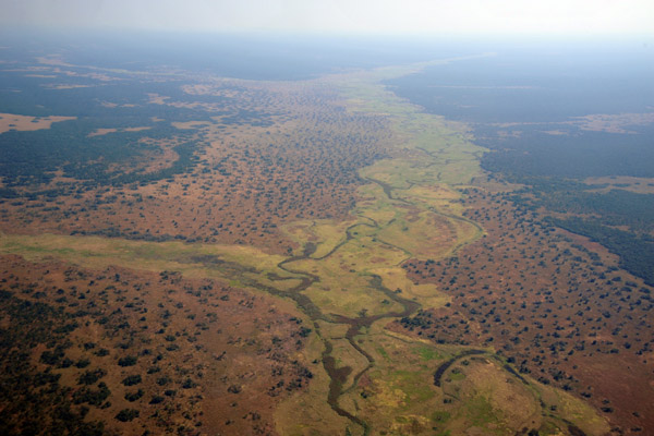 Wetlands along the Mininga River, southwestern Copperbelt Province, Zambia