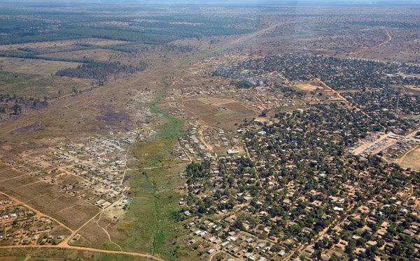 Twapia, Zambia - Kaunda Square on the right