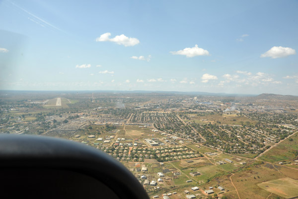 Masala, Zambia - on approach to Ndola Airport, Copperbelt Province, Zambia