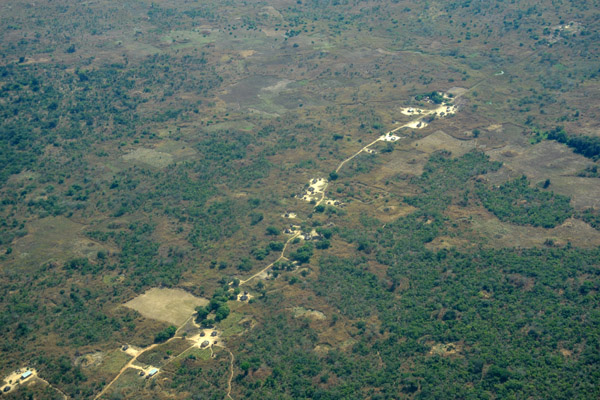 The routing from Ndola overflies the southeastern corner of the Democratic Republic of Congo (DRC)