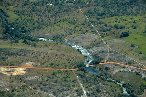 Mansha River at the bridge between Kapishya and Shiwa Ng'andu