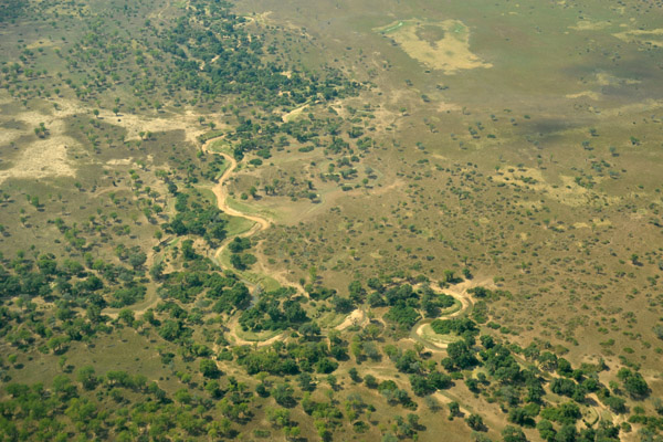 A small tributary of the Luangwa River, South Luangwa National Park