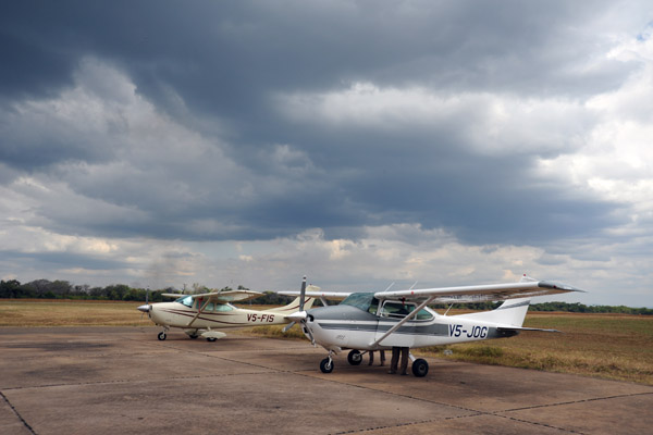 Cloudy day at Mfuwe, Zambia