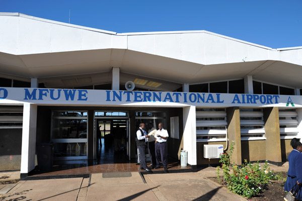 Back at Mfuwe International Airport after a three day break at South Luangwa National Park