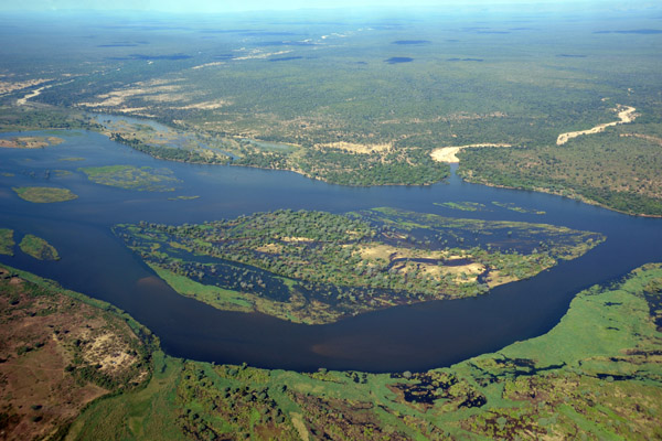 Island in the Lower Zambezi River