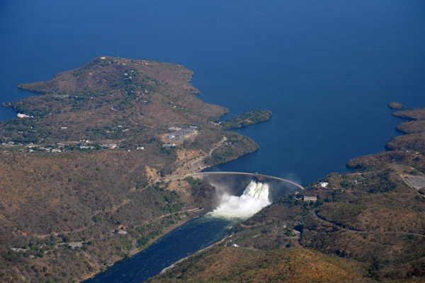 The Kariba Dam, Zambia-Zimbabwe