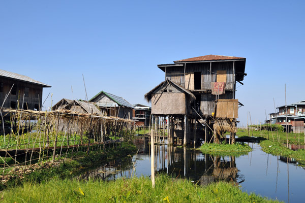 Stilt village, Inle Lake