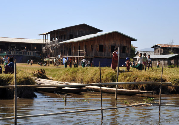 School serving the stilt villages of Inle Lake