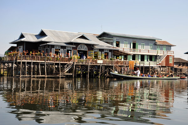 Ngwe Zin Yaw Restaurant across from the Nam Pan Cigar Factory