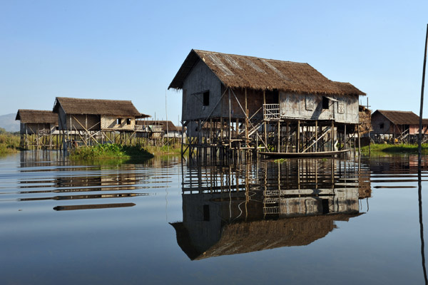 Stilt village, Inle Lake