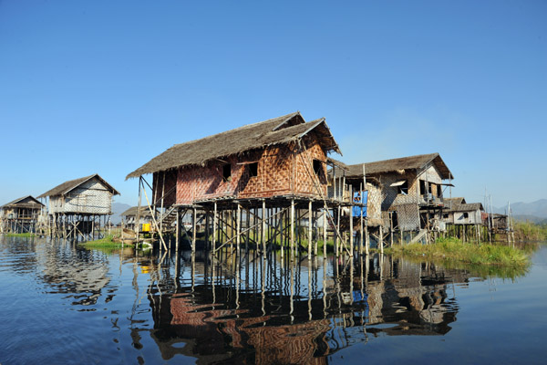 Stilt village, Inle Lake