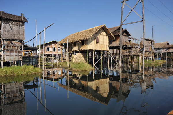 Stilt village, Inle Lake