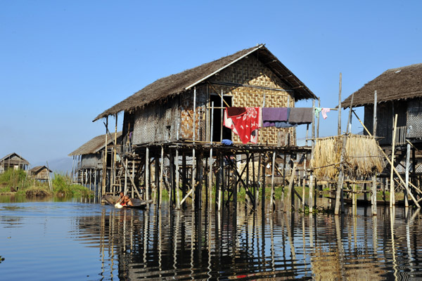 Stilt village, Inle Lake