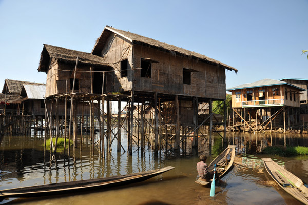 Nam Pan stilt village, Inle Lake