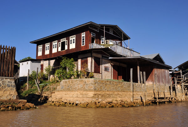 Ywama, a canal-laced town on the western shore of Inle Lake