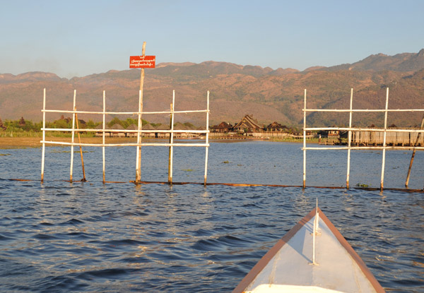 Boundary fence of Myanmar Treasure Resort