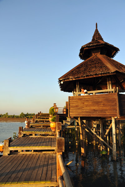 Dock at Myanmar Treasure Resort Inle