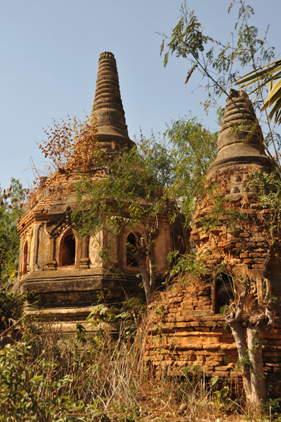 Nyaung Ohak - temple ruins across the river from Indein