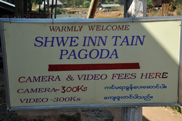 Warmly Welcome Shwe Inn Tain Pagoda, Indein