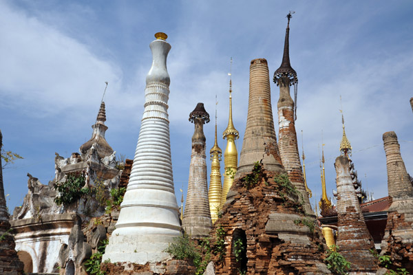 Stupas of Shwe Inn Thein