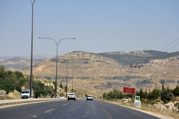 Highway from Amman to the Dead Sea