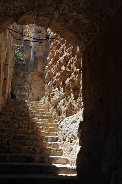 Entering Ajlun Castle