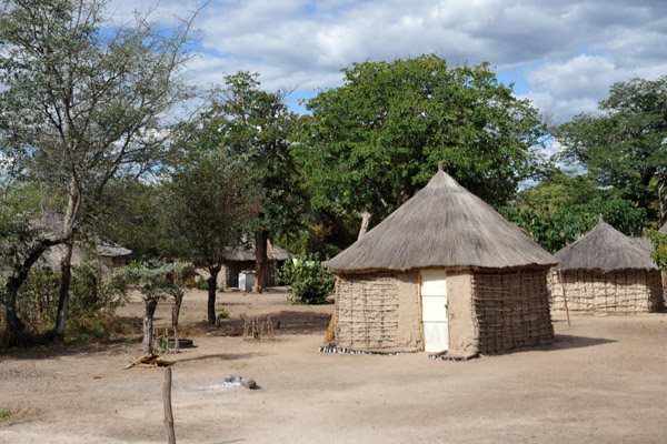 Village near Camp Kwando, Caprivi Strip, Namibia