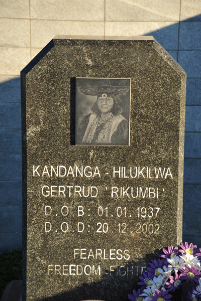Heroes Acre - Kandanga-Hilukilwa Gertrud 'Rikumbi' (1937-2002)