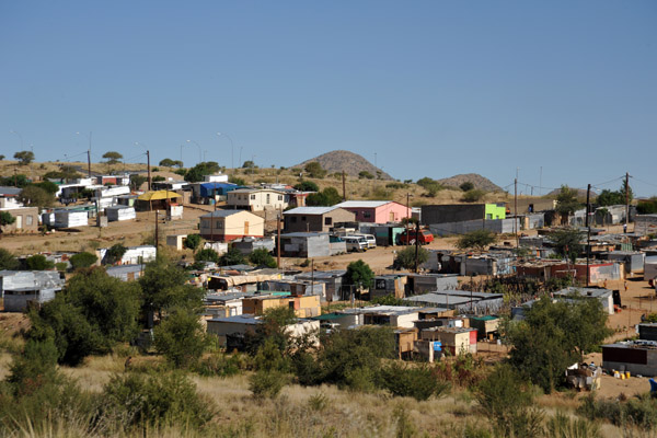 Slums west of Windhoek